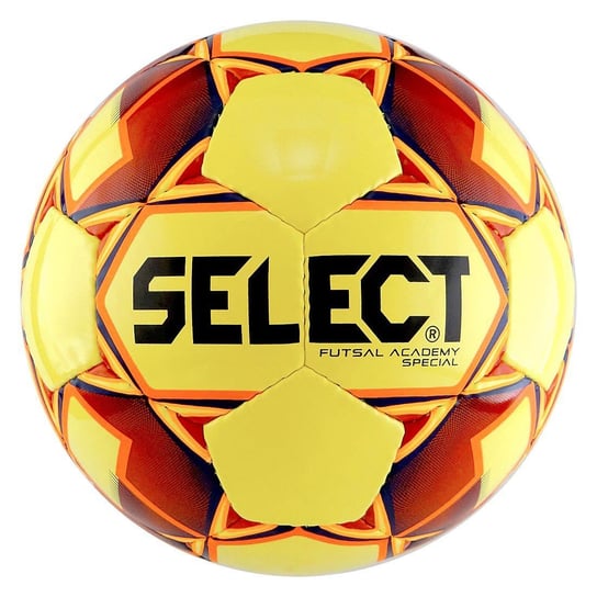 Select, Piłka nożna, Futsal Academy Special, żółto-czerwona, Rozmiar - 4 Select