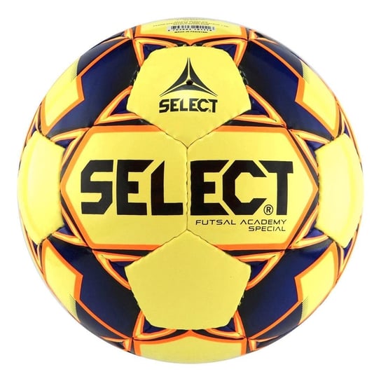 Select, Piłka nożna, Futsal Academy Special, żółto-fioletowa, Rozmiar - 4 Select