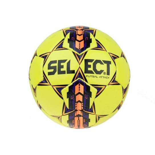 Select, Piłka nożna, Futsal Attack Ball YEL-BLK, żółty, rozmiar 4 Select