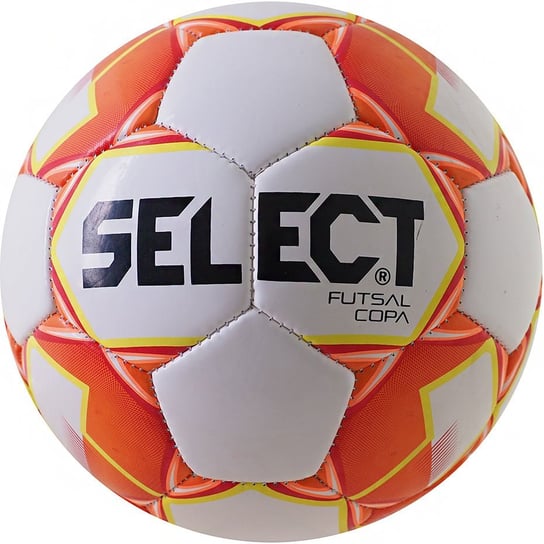 Select, Piłka nożna, Futsal Copa 2018 Hala 4 14318, biało-pomarańczowy, rozmiar 4 Select
