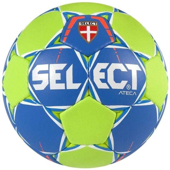 Select, Piłka ręczna, Ateca Junior 16536, zielono-niebieski, rozmiar 2 Select