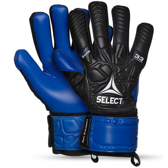 Select, Rękawice bramkarskie, 33 V21 Allround Negative Cut czarno-niebieskie Select