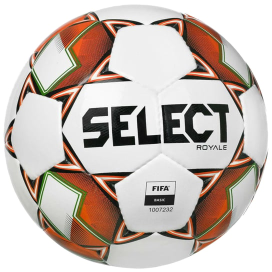Select Royale Fifa Basic Ball Royale Wht-Org, Unisex, Piłki Do Piłki Nożnej, Białe Select