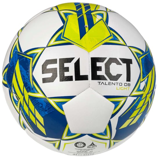 Select Talento DB Light V23 Ball TALENTO DB WHT-YEL, unisex, piłki do piłki nożnej, Białe Select