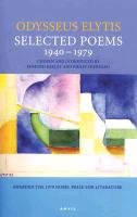 Selected Poems 1940-1979: Odysseus Elytis Elytis Odysseus