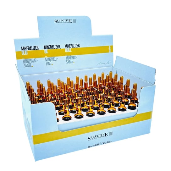 SELECTIVE Ampułki do włosów zniszczonych MINERALIZER OLIO - 60x10ml Selective