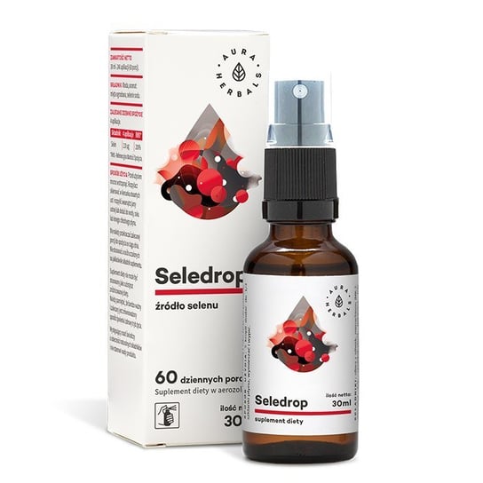 Seledrop - selen 110 mcg (selenian sodu), 30 ml, aerozol, Aura Herbals Aura Herbals