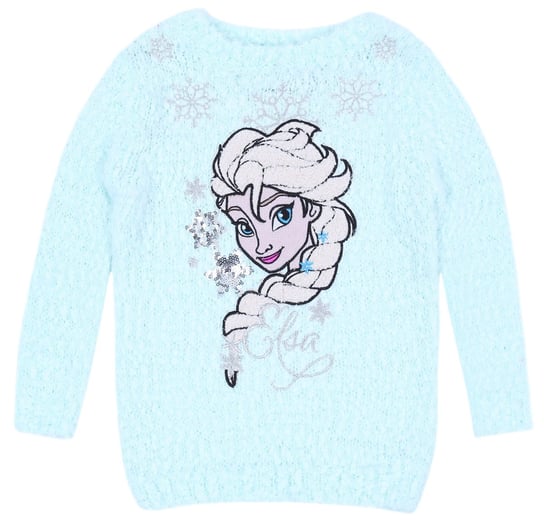 Seledynowy sweter ELSA KRAINA LODU 18-24 m 92 cm Disney