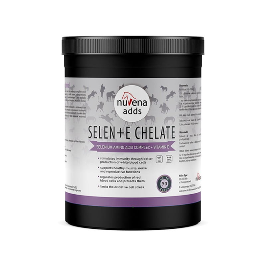 Selen + E Chelate - 900g - chelat selenu z witaminą E dla koni - Nuvena NuVena