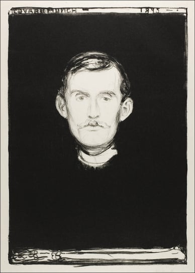 Self–Portrait (1895), Edvard Munch - plakat 30x40  / AAALOE Inna marka