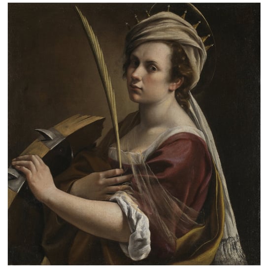 Self Portrait - Artemisia Gentileschi 90x90 Legendarte