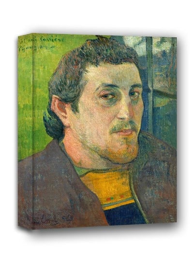 Self-Portrait Dedicated to Carrière, Paul Gauguin - obraz na płótnie 50x70 cm Galeria Plakatu