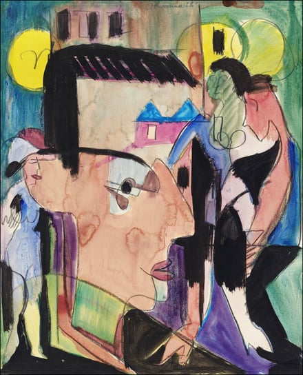 Self-Portrait, Ernst Ludwig Kirchner - plakat 40x50 cm Galeria Plakatu