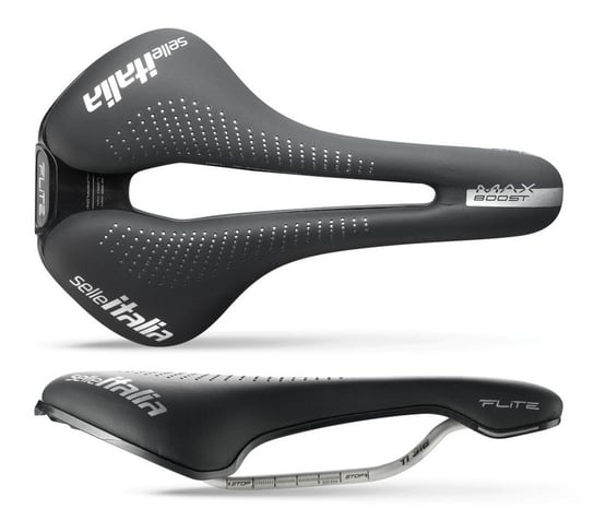 Selle Italia, Siodło rowerowe, MAX FLITE BOOST GEL SUPERFLOW L, czarny Selle Italia