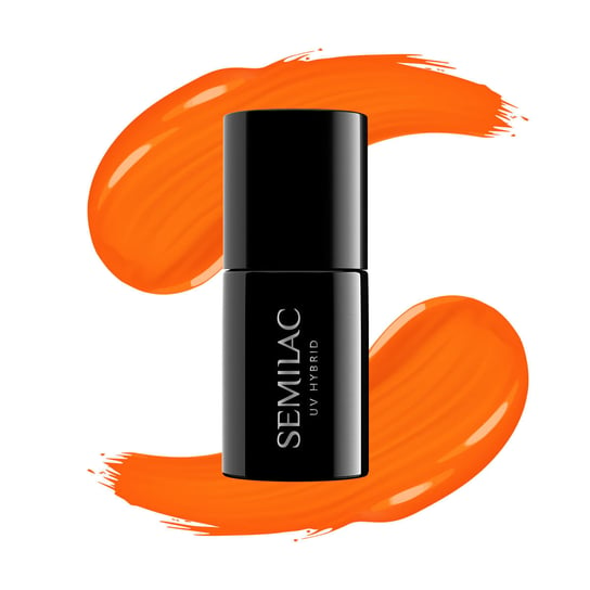 Semilac, 424 Kolorowy lakier hybrydowy, Orange Euphoria, 7ml Semilac
