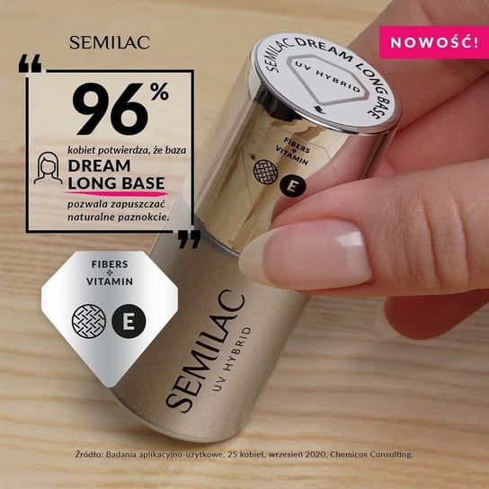 Semilac Baza Dream Long Base, 7ml Semilac