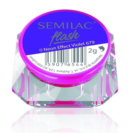Semilac Flash Neon Effect Violet 679 2g Semilac