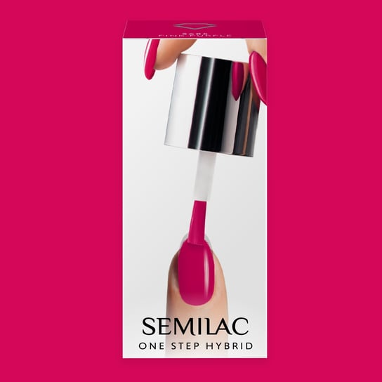 Semilac, One Step Hybrid, Lakier Hybrydowy, S685 Pink Purple, 5 ml Semilac