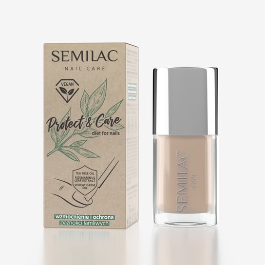 Semilac Protect & Care 7 ml odżywka do paznokci Semilac