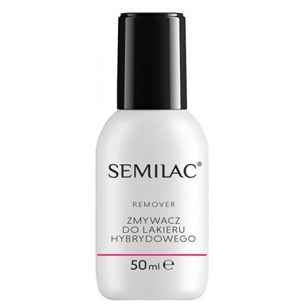 Semilac, Remover, płyn służący do ściągania lakieru hybrydowego, 50 ml Semilac