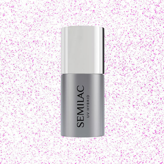Semilac Top No Wipe Sparkling Pink T17, 7ml Semilac