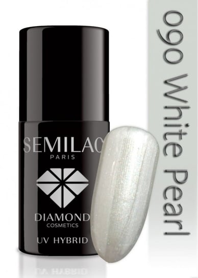 Semilac, Uv Hybrid, Lakier Hybrydowy, 090 White Pearl, 7 ml Semilac