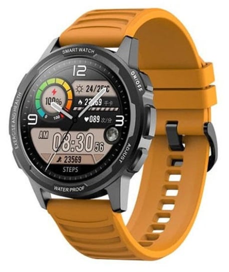 Senbono, Smartwatch sportowy, X28, pomarańczowy Senbono