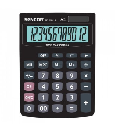 Sencor Kalkulator biurkowy SEC 340/12 Sencor