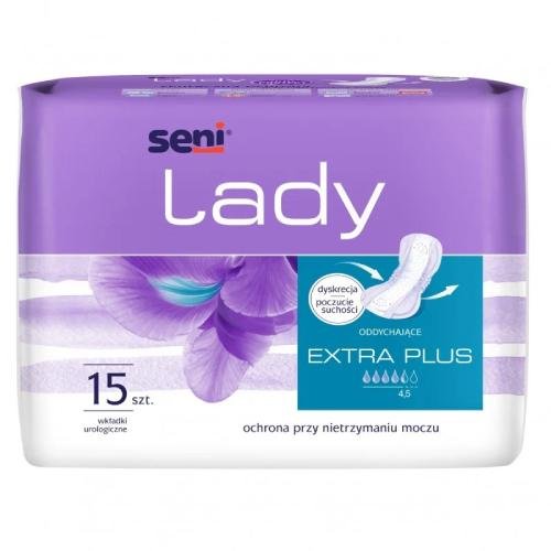 SENI Lady Extra Plus Wkładki urologiczne, 15szt. Seni
