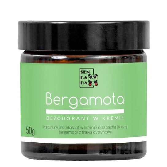 Senkara, Bergamota naturalny dezodorant w kremie, 60ml SENKARA