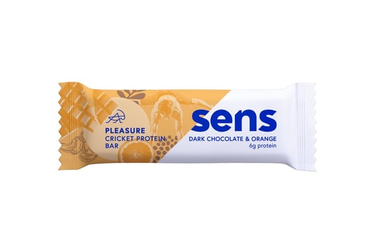 Sens Pleasure - Baton Proteinowy Ze Świerszczy Gorzka Czekolada Z Pomarańcza Sens
