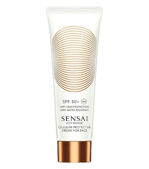 Sensai Silky Bronze Cellular Protective, krem ochronny do opalania twarzy, SPF 50+, 50 ml Sensai