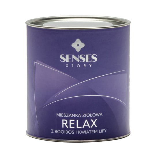 Senses Story, RELAX, Mieszanka ziołowa z rooibos i kwiatem lipy, 45 g SENSES STORY