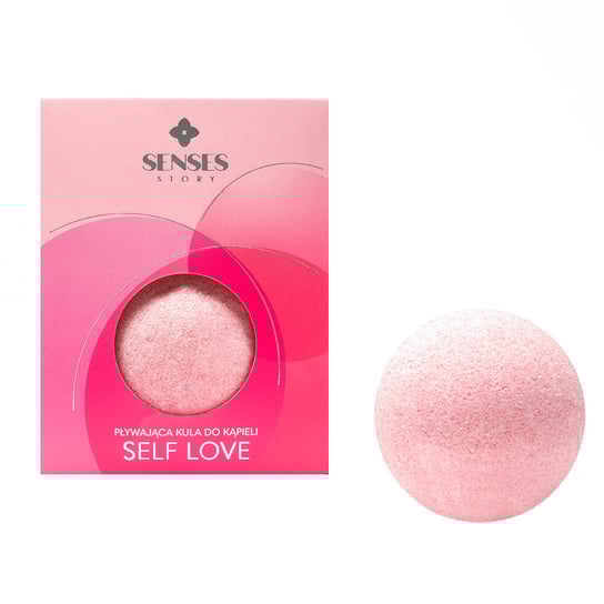Senses Story, SELF LOVE, Pływająca kula do kąpieli o zapachu róży i jaśminu, 160 g SENSES STORY