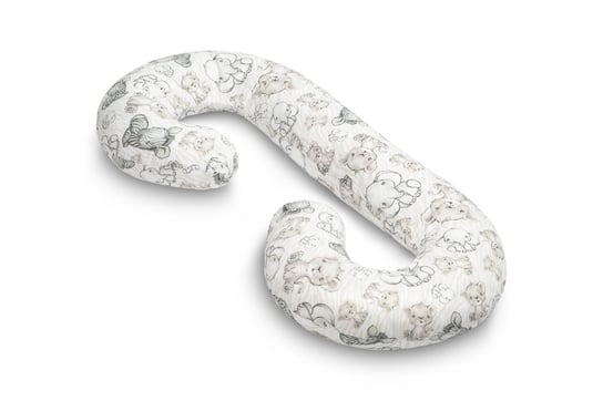 Sensillo, Poduszka dla kobiet w ciąży, do karmenia, XXL kształt "C", Safari Sensillo