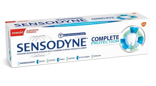 Sensodyne, Complete Protection, pasta do zębów, 75 ml Sensodyne
