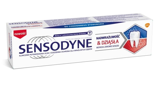 Sensodyne, pasta do zębów nadwrażliwość & dziąsła, 75 ml Sensodyne