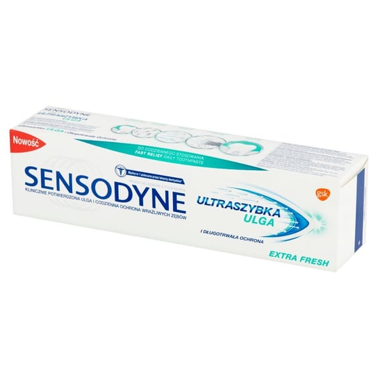 Sensodyne, Ultraszybka Ulga Extra Fresh, pasta do zębów, 75 ml Sensodyne