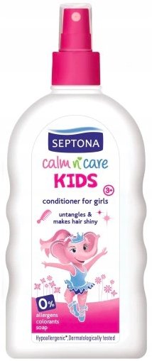 Septona, Kids, Odżywka do włosów dla dziewczynek, 200 ml Septona