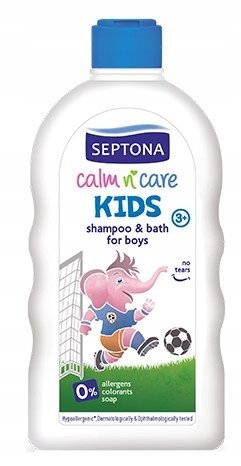 Septona, Kids, Szampon i kąpiel dla chłopców, 500 ml Septona