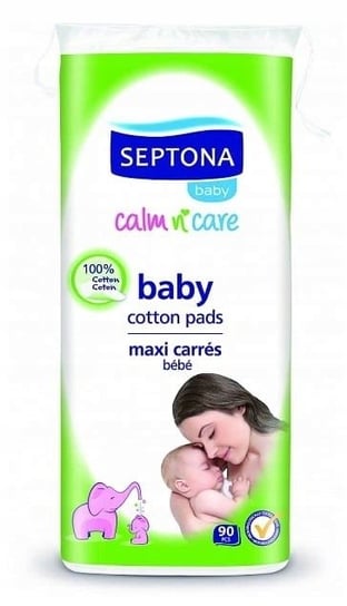 Septona, płatki dla niemowląt wykonane w 100% z bawełny, 90 szt. Septona