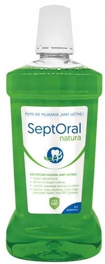 Septoral, Natura, Płyn do płukania jamy ustnej, 500 ml Septoral