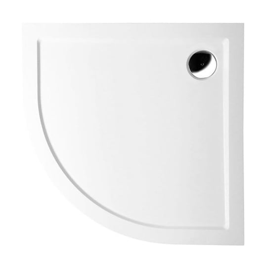 SERA brodzik prysznicowy kompozytowy 80x80cm, półokrągły, R550, biały Inna marka
