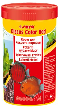 SERA Discus Color Red 100 ml, granulat - pokarm dla pielęgnic [SE-00332] 100 ml Sera