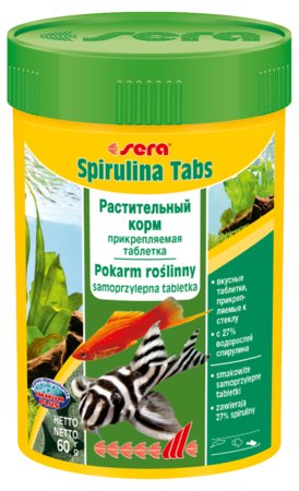 SERA Spirulina Tabs, 24 tabl. 15g - pokarm roślinny [SE-00920] Sera