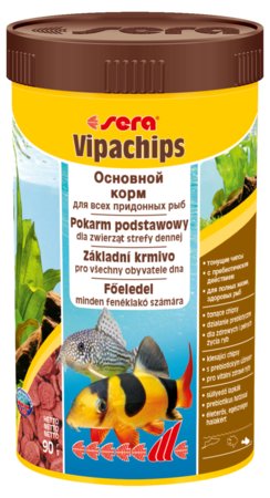 Sera Vipachips pokarm Podstawowy dla Ryb 100ml Chipsy Tonące Sera