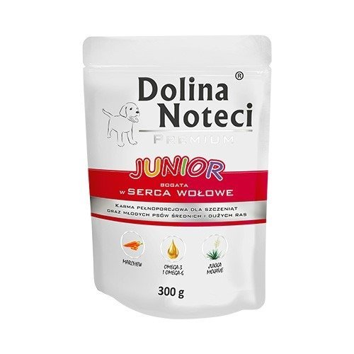 Serca wołowe DOLINA NOTECI Premium Junior, 300 g Dolina Noteci