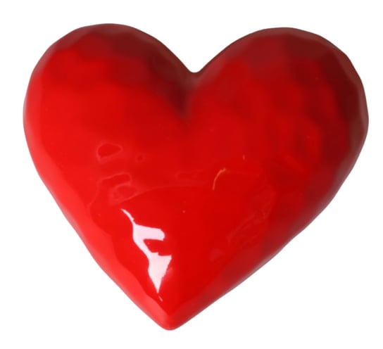 Serce Ceramiczne Czerwone Małe Ewax