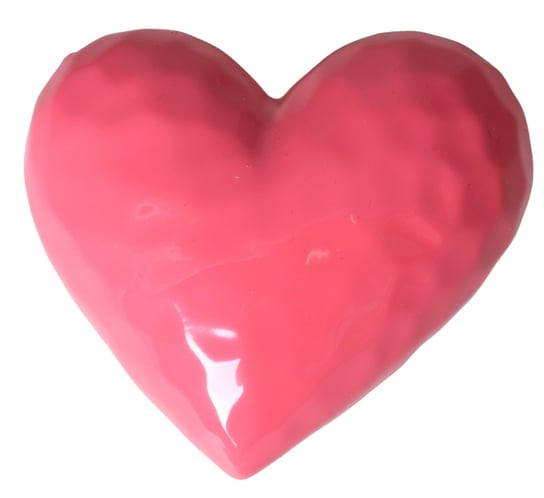 Serce Ceramiczne Różowe Duże Ewax