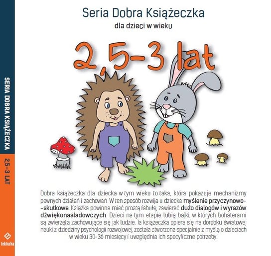 Seria Dobra Książeczka dla dzieci w wieku 2,5-3 lat Starok Agnieszka